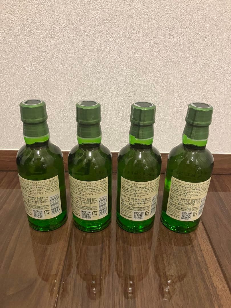 サントリー 白州 ミニボトル ウイスキー180ml ×4本セット