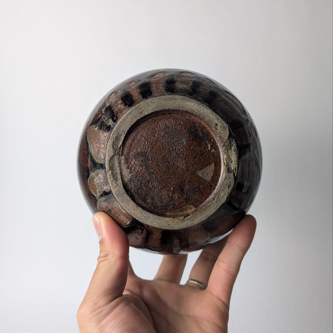 古瀬戸 飴釉 瓢形徳利 共箱 酒器 花生 花入 花器 骨董 古美術 アンティーク