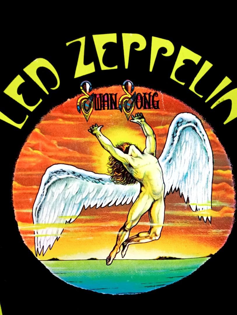 希少 90sビンテージ ベルベットポスター『SWAN SONG』 ツェッペリンC