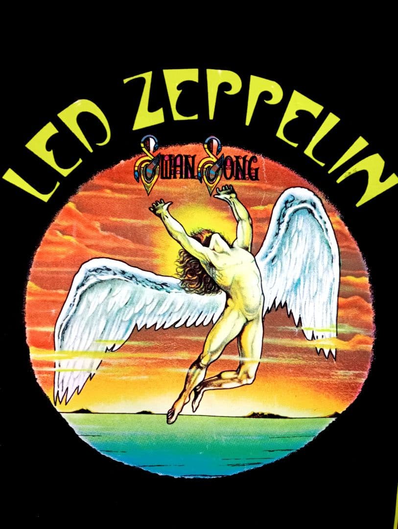 希少 90sビンテージ ベルベットポスター『SWAN SONG』 ツェッペリンC