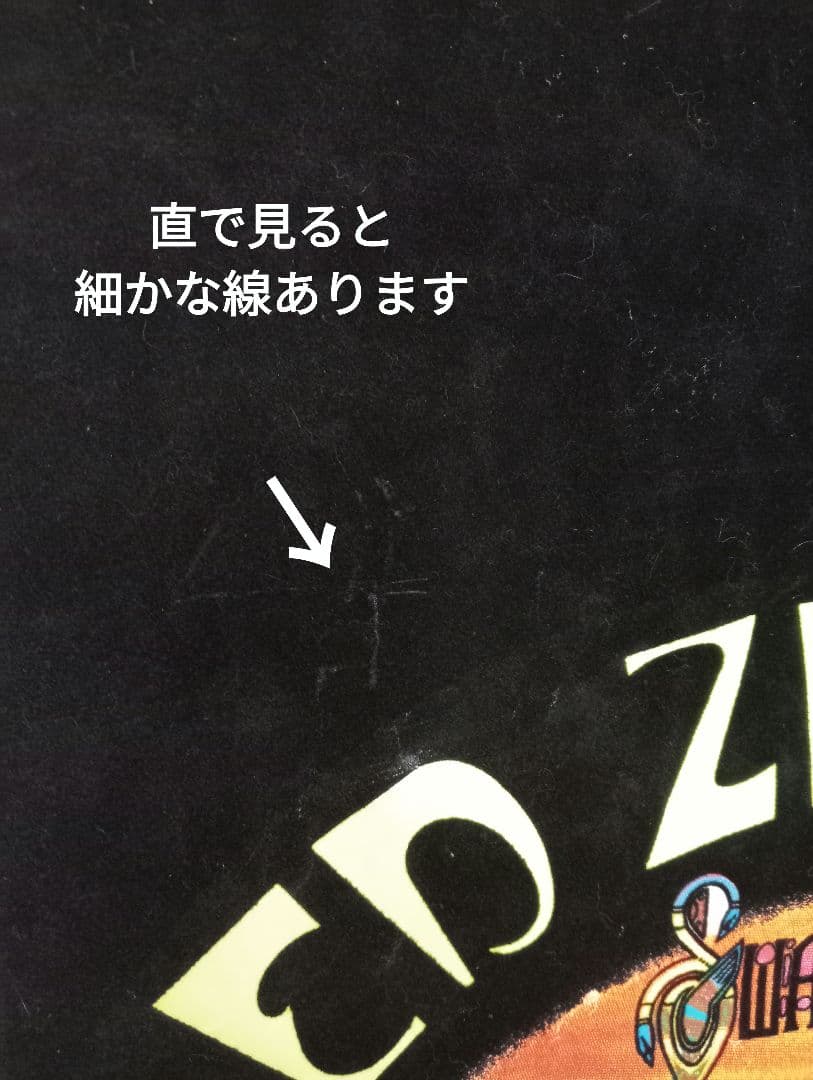 希少 90sビンテージ ベルベットポスター『SWAN SONG』 ツェッペリンC