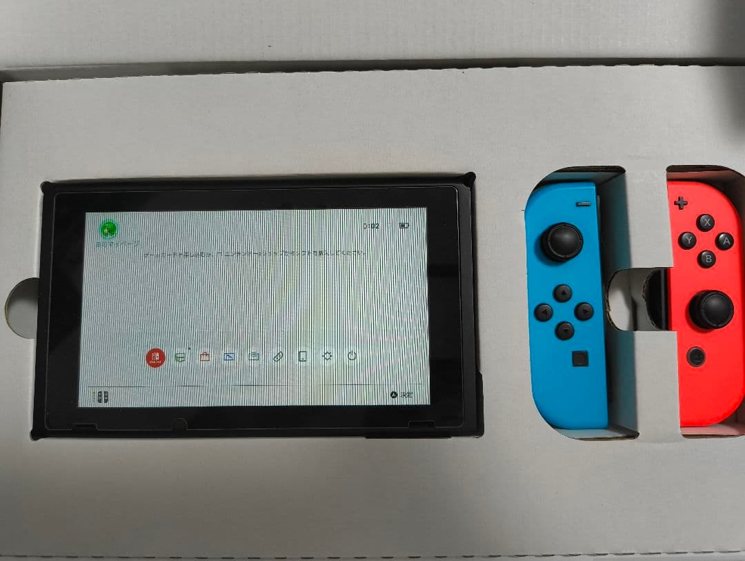 Nintendo Switch 本体 青/赤 Joy-Con　液晶焼け