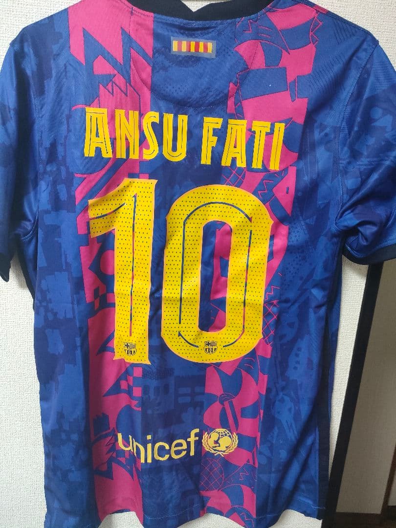 #10アンス・ファティ 21/22FCバルセロナ ホームユニフォーム