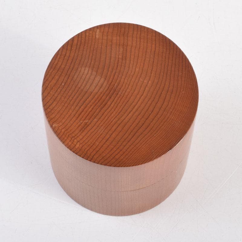 茶道具　飛騨一位細工　茶筒　時代箱　V　8860