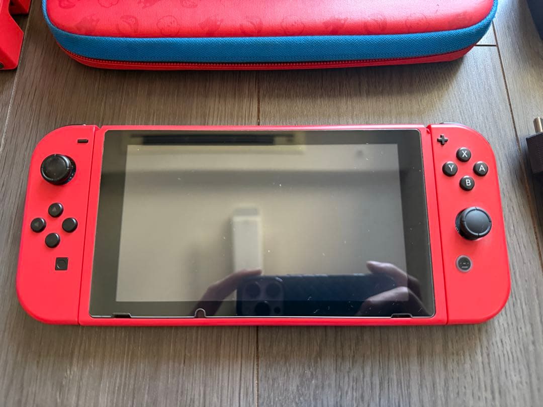 びび　ギズ&浮きありNintendo Switch マリオレッド×ブルー