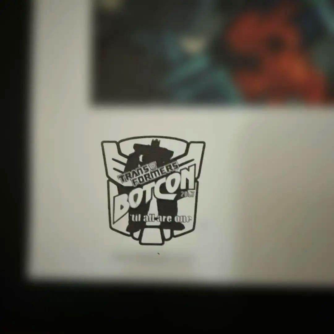 トランスフォーマー ポスター 限定 BotCon2007 リトグラフ