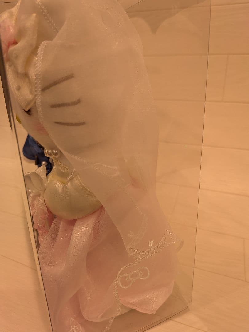 希少　ハローキティ　ウエディングドール　ダニエル　ぬいぐるみ　ピンクほっぺ