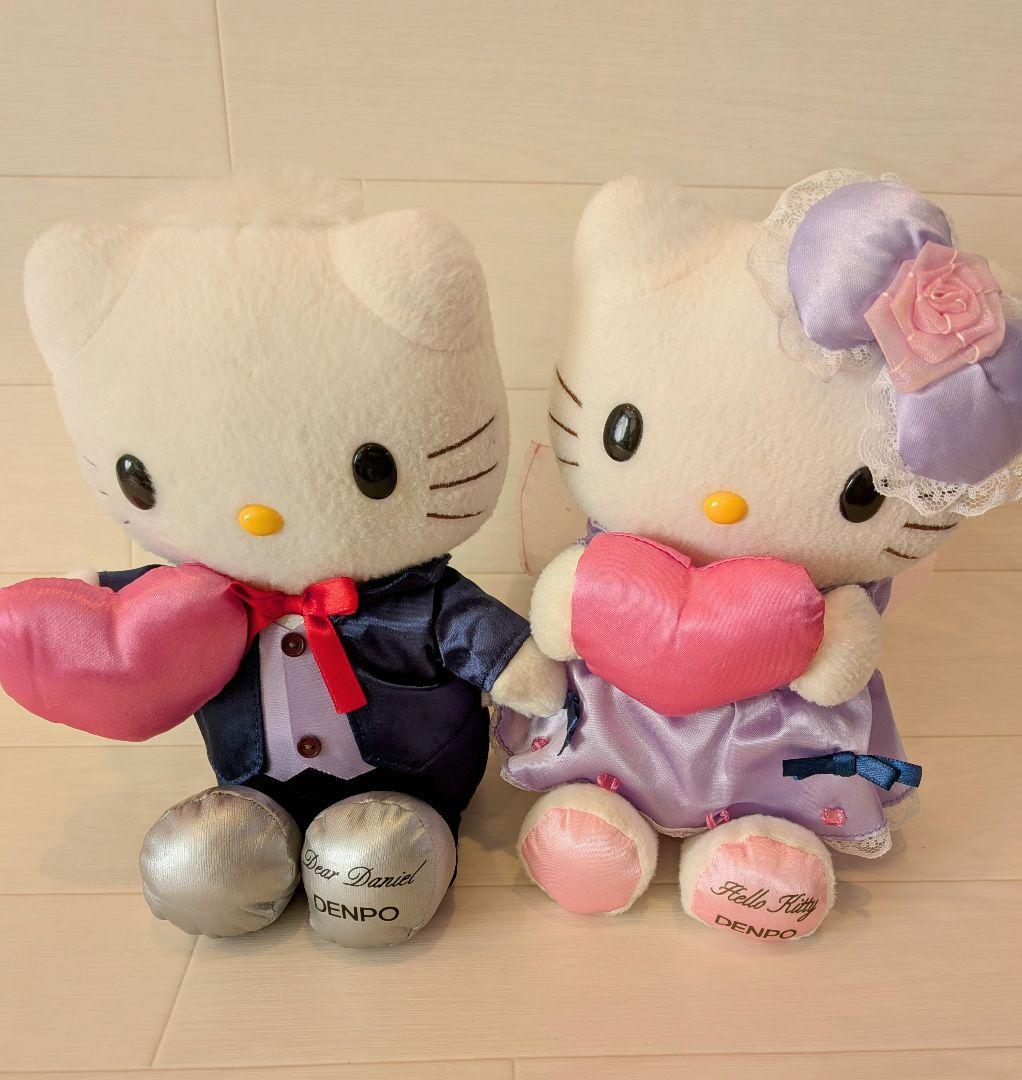 希少　ハローキティ　ウエディングドール　ダニエル　ぬいぐるみ　ピンクほっぺ