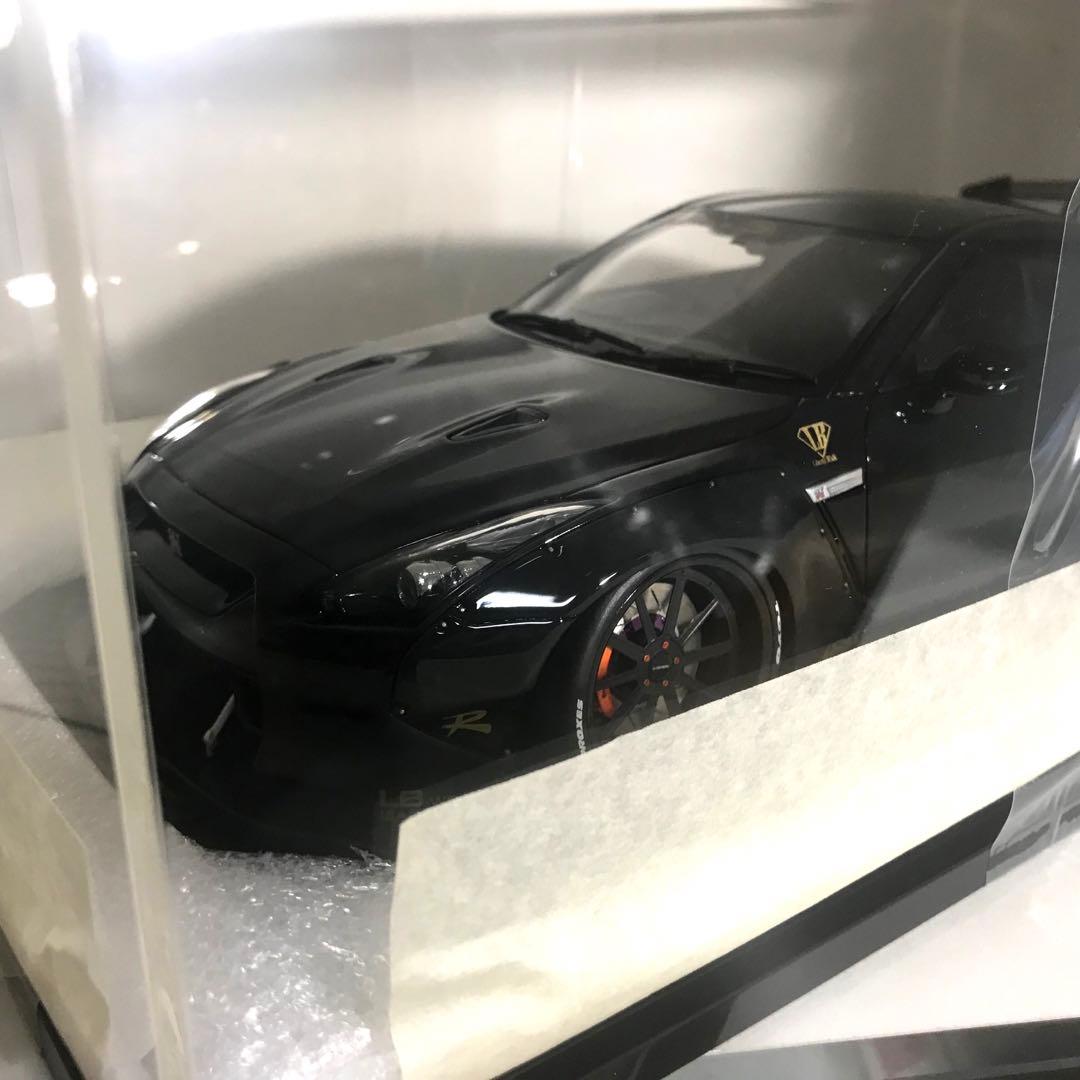 一部難有　イグニッションモデル 1/18 LBWK 日産GTR ブラック 処分