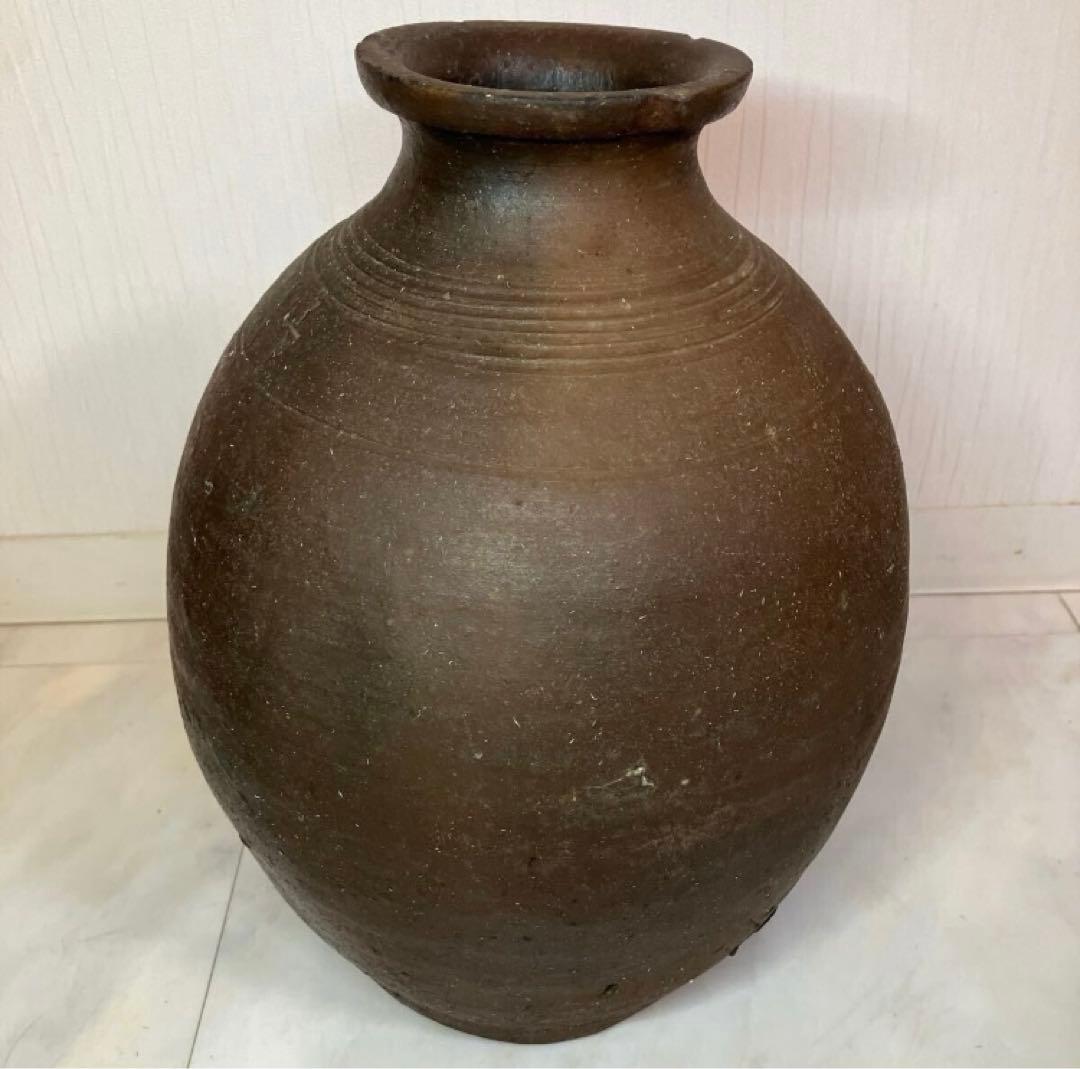 希少　種子島　よきの焼　壺　江戸時代　花瓶　置物　骨董品　古美術品　能野焼