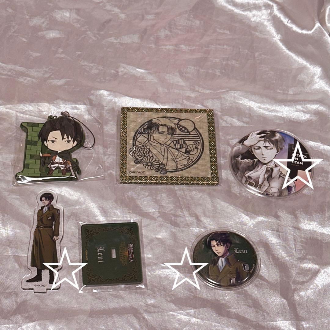進撃の巨人 リヴァイ 缶バッジセット