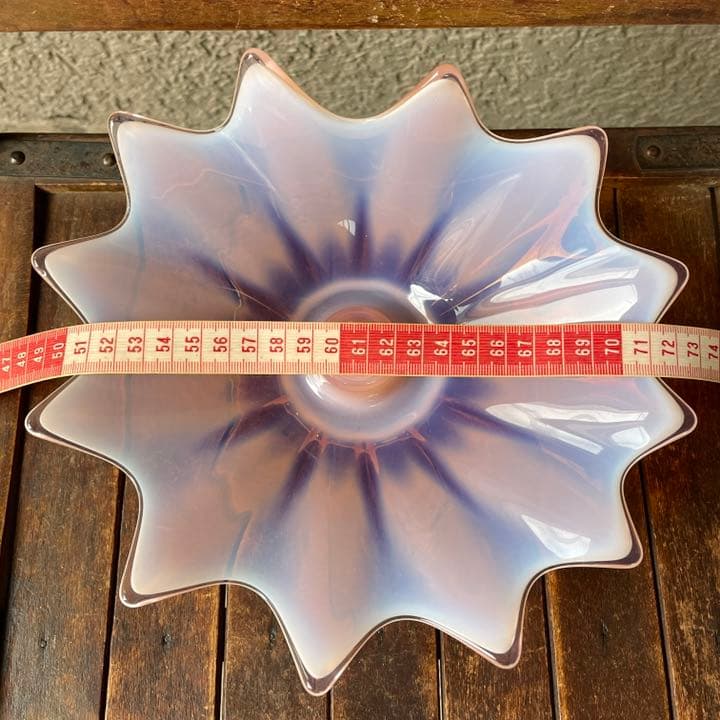 希少！40s～50sフェントンFENTON ピンク色ガラス　アメリカアンティーク