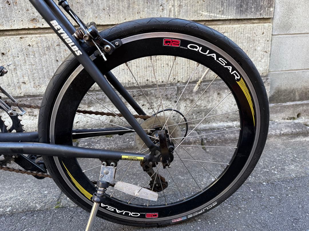 KHS P20 ブラック 20インチ折りたたみ自転車 ブルホーン