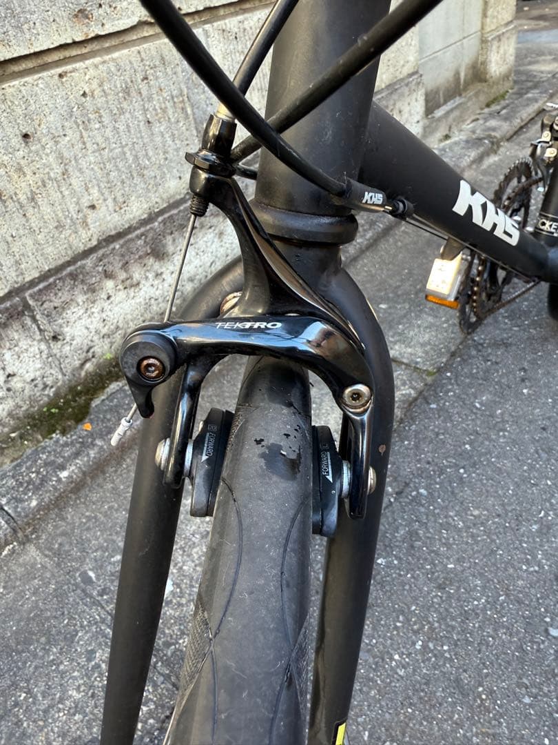 KHS P20 ブラック 20インチ折りたたみ自転車 ブルホーン