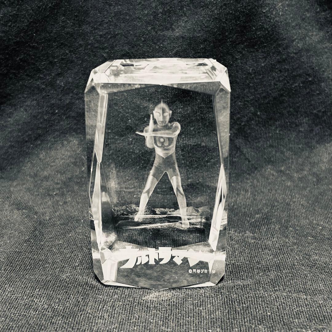 【希少セット】ウルトラマン 怪獣 3D クリスタル 置物