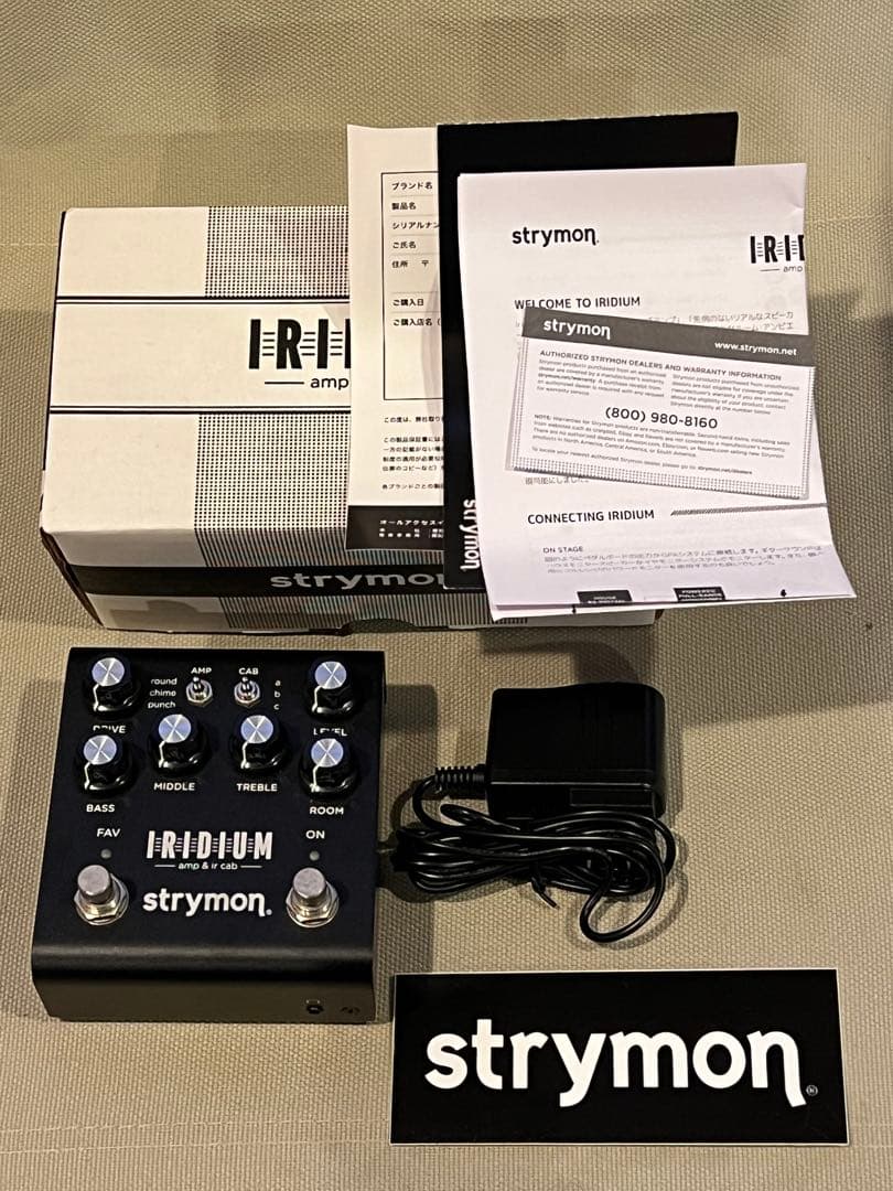 ギター strymon IRIDIUM amp & ir cab