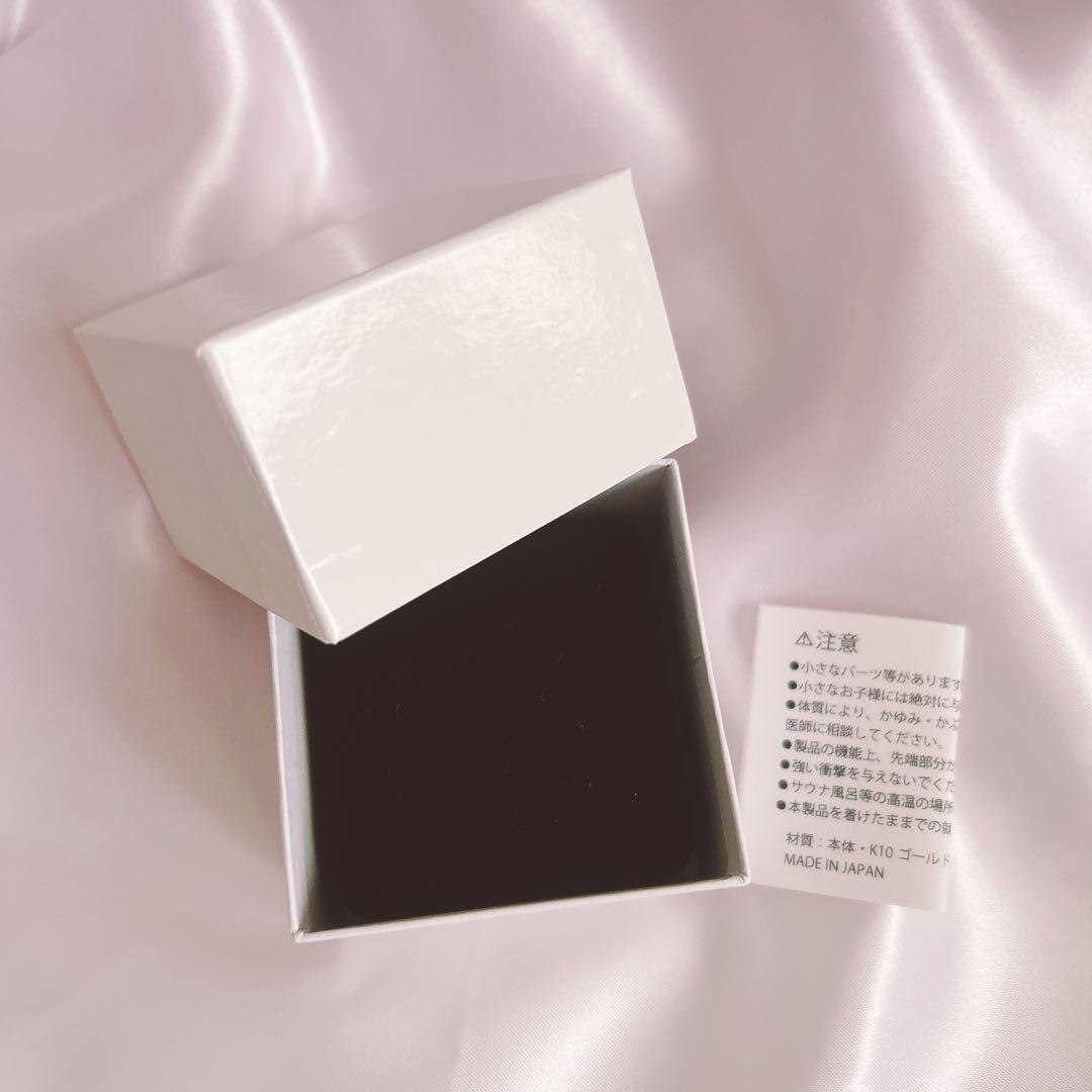 【新品未使用】女王蜂 qbピアス GOLD K10 K18 ゴールド