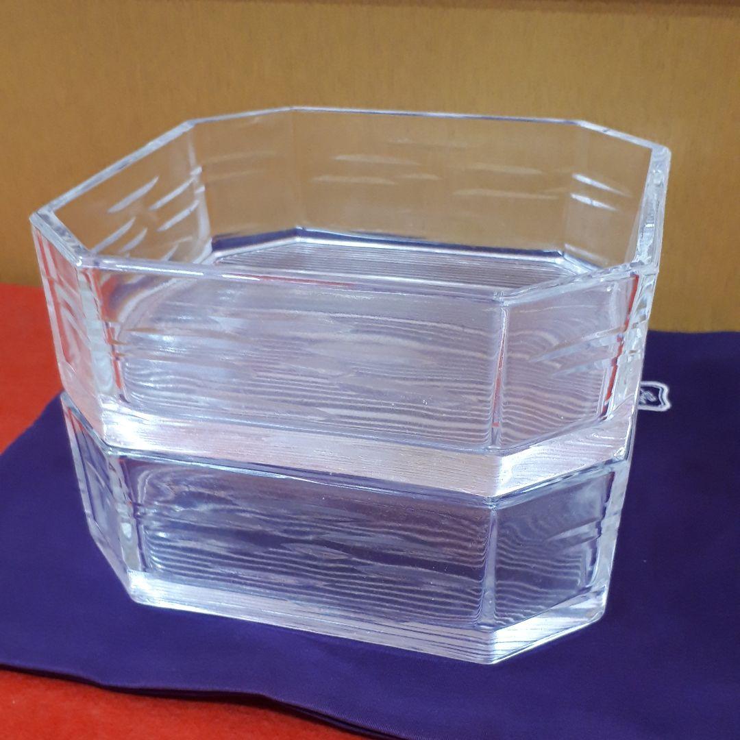 義山　ガラス二段重