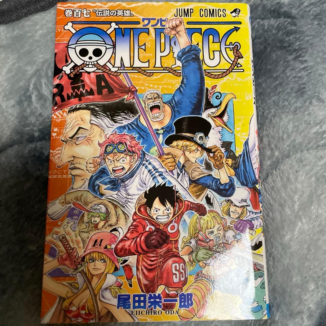【状態良好】ワンピース 1〜107巻+クイズブック1冊　初版