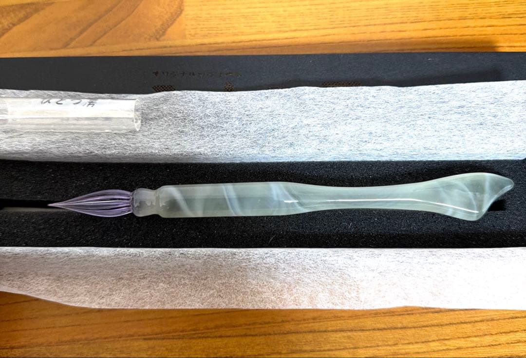 ひとつ房 ガラスペン 桃花