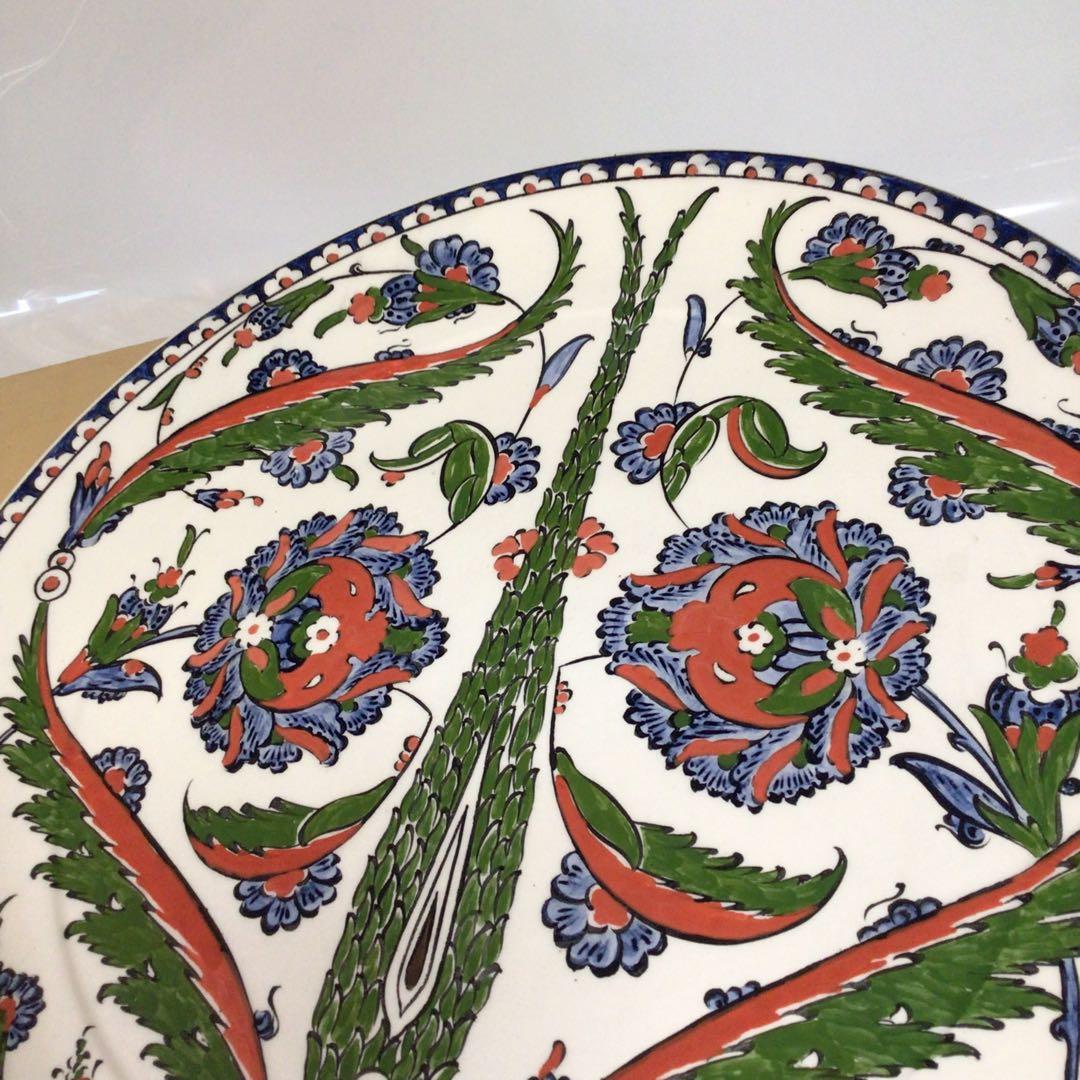 【希少】 sun motoyama 大皿　花柄陶器皿 木箱付き