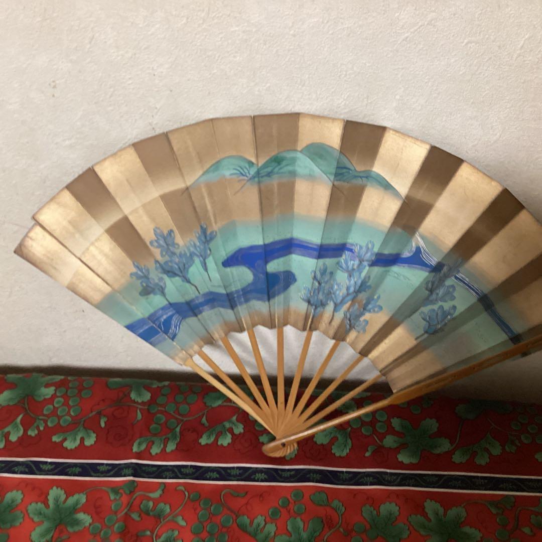 野々村仁清　　　扇画　　落款印譜有　　琳派風の作品　　肉筆画　模写　NO42~2