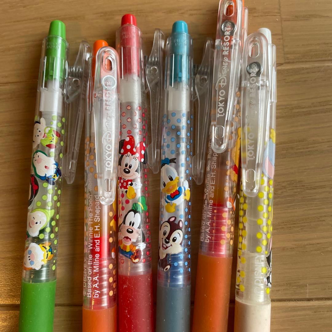 匿名発送ディズニーランド　ボールペン　ジュース　ミッキー　ミニー　ドナルド