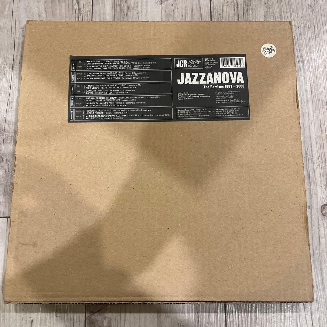 JAZZANOVA The Remixes 1997-2000 レコード　5LP