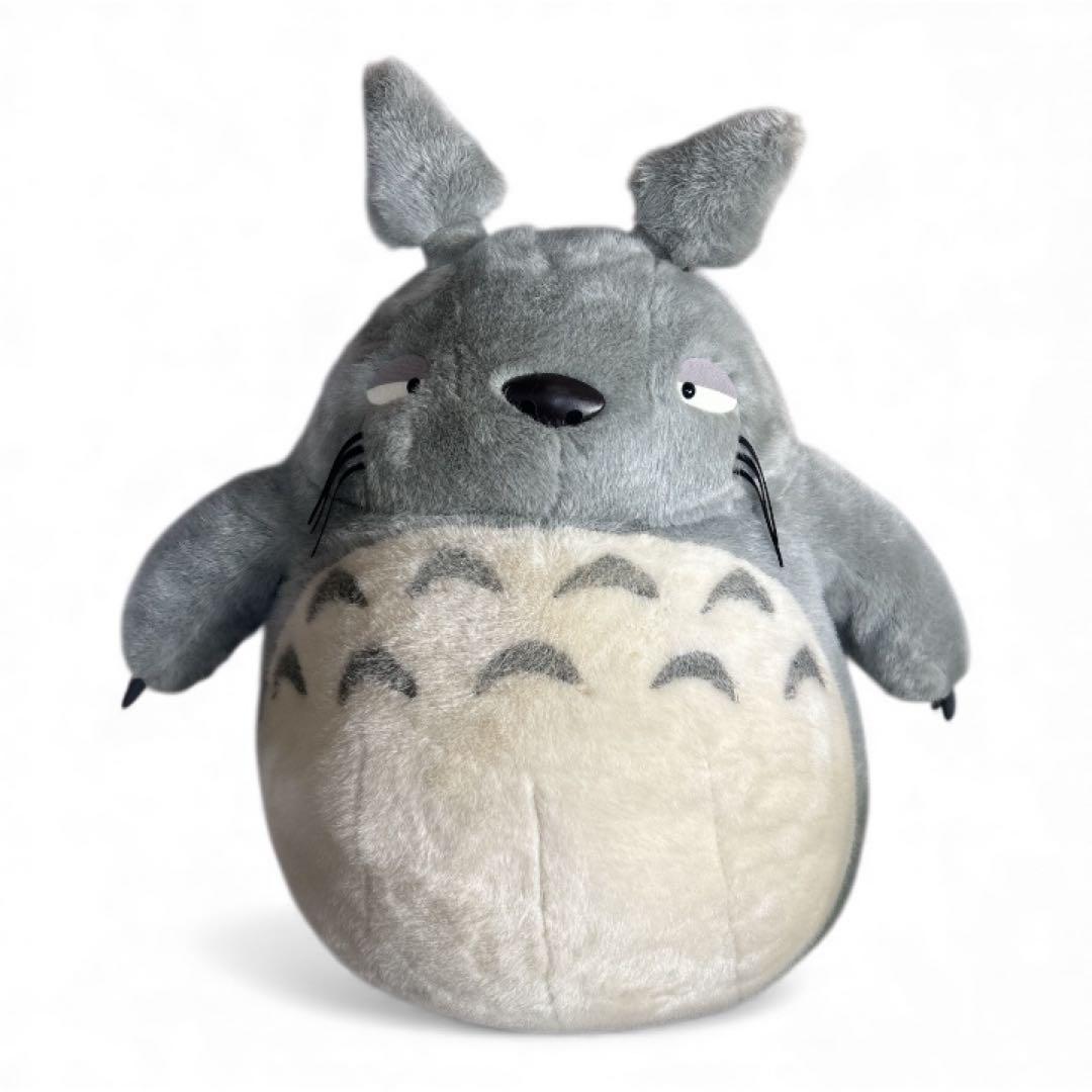 【希少】となりのトトロ 大トトロ お昼寝クッション グレー　ぬいぐるみ