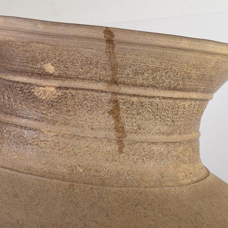 朝鮮美術　須恵器　新羅土器　壺　壺敷・時代箱付　V　R8018C