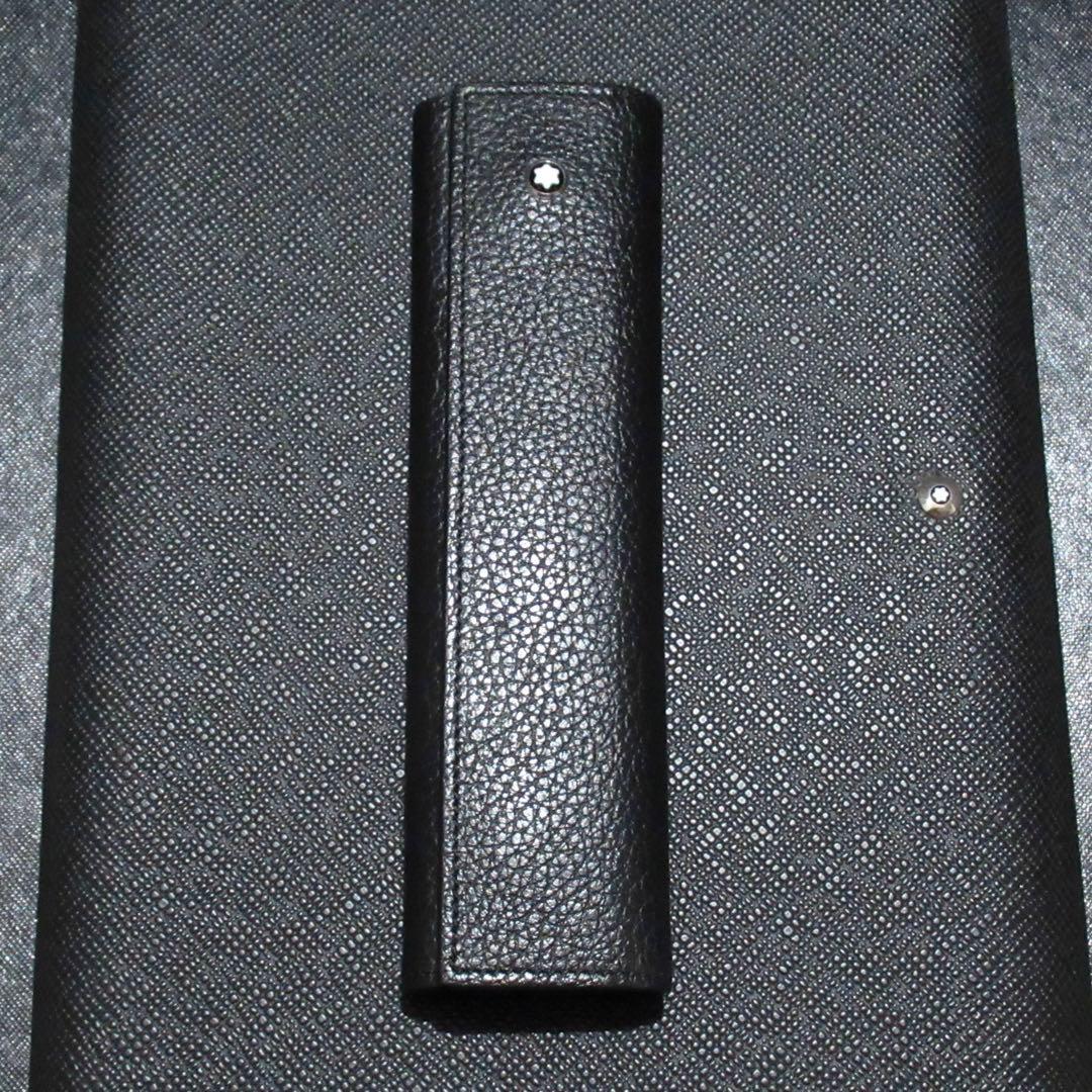 モンブラン ペンケース ペンポーチ ソフトグレイン 1本用 126264