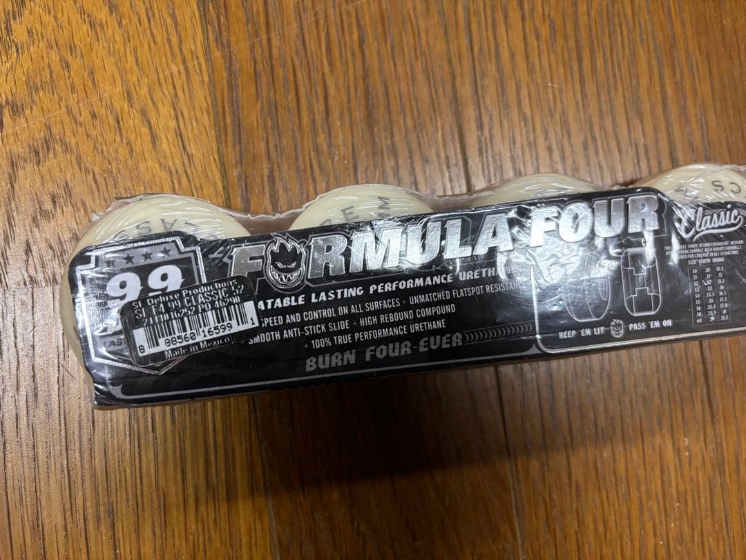 SPITFIRE F4 2個セット/スケートボード ウィール