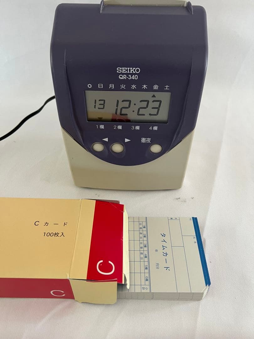 SEIKO QR-340 タイムレコーダー