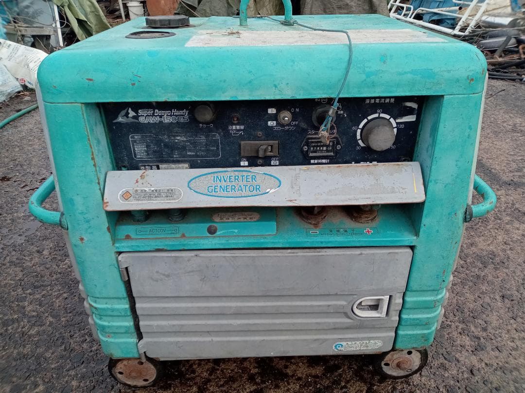 デンヨーエンジン発電機GAW-150ES