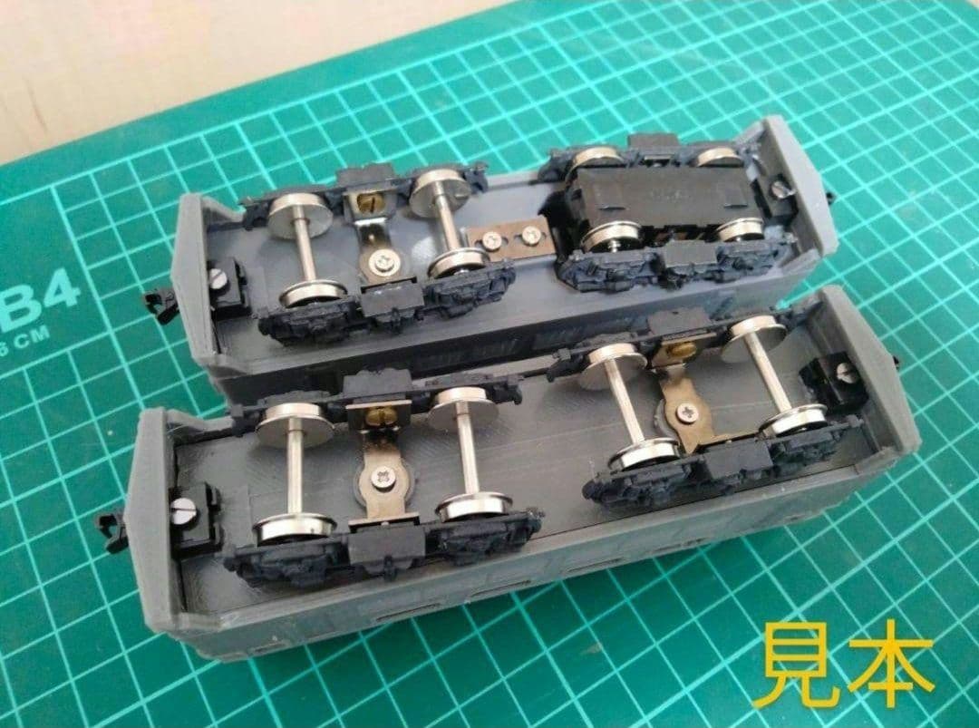 【彩】私鉄風電気機関車（1/80・HOゲージ）鉄道模型未塗装キット　4両分