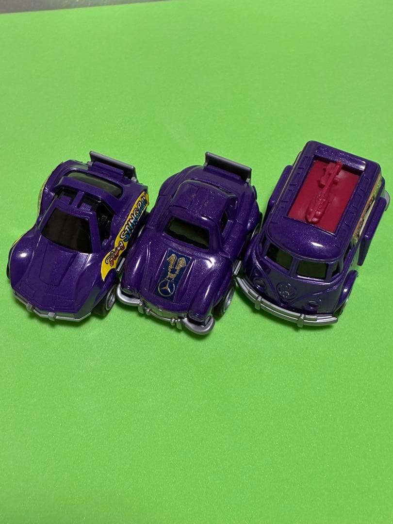 チョロQ、3台・紫色