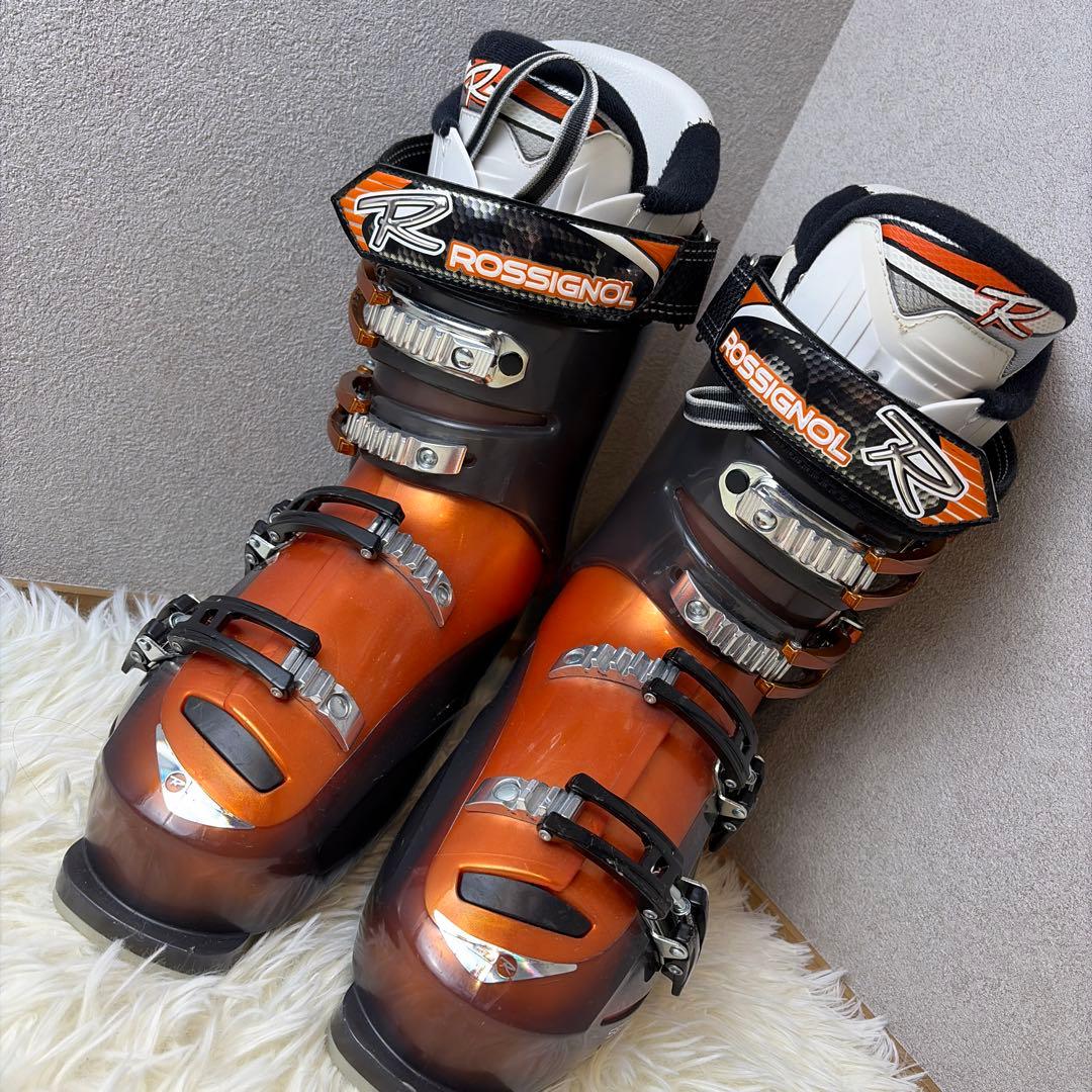 ロシニョール ROSSIGNOL 27.5cm メンズ　スキーブーツ オレンジ