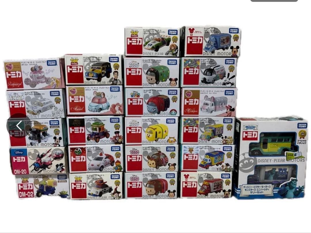 トミカディズニーモータースミニカー23点セット