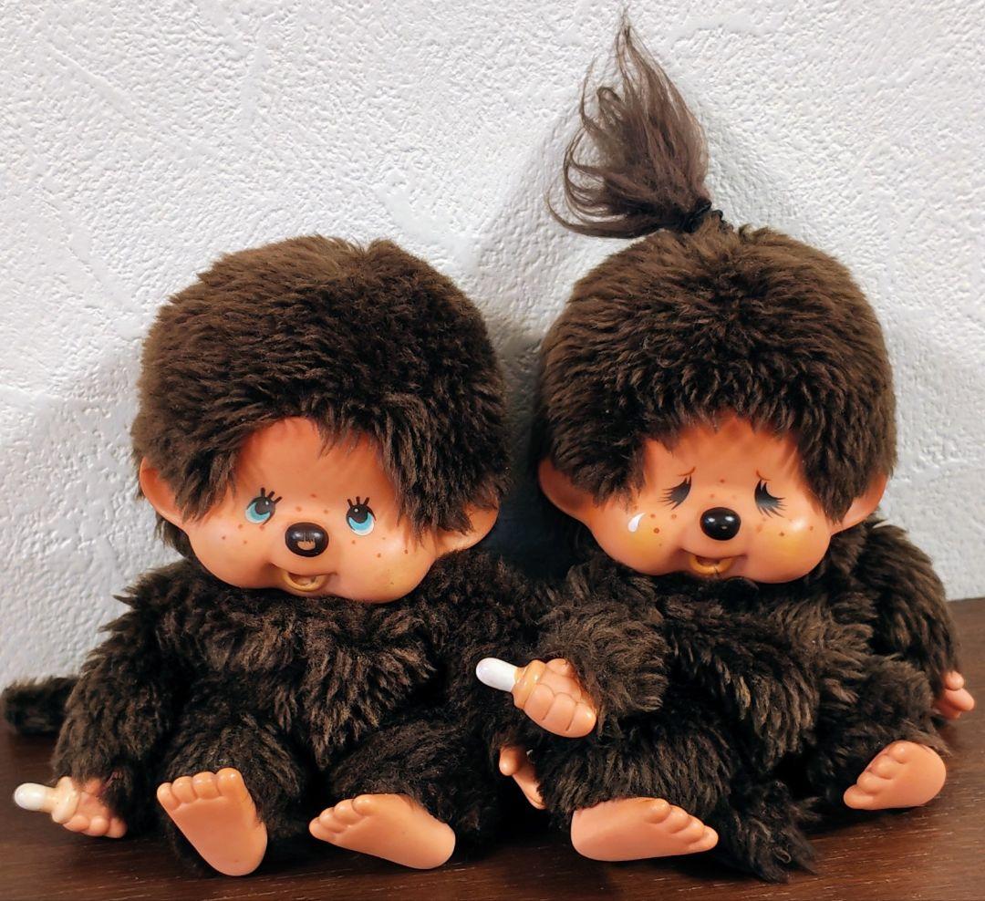 【希少：セキグチ】1970年代 初代 モンチッチ ２体セット 昭和レトロ