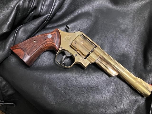 D*e様 コクサイ S&W M29 6インチ 金属SMGモデル／木製グリップ装着