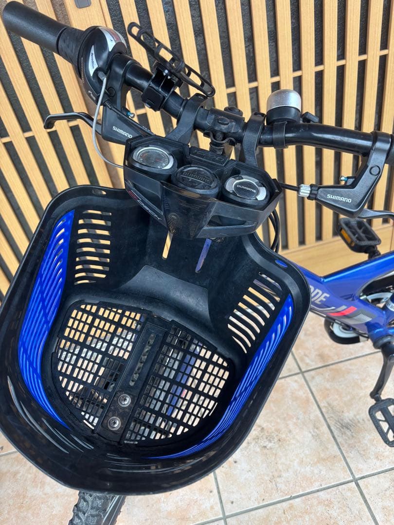 ブリヂストン 美品 24インチ 子供自転車 6段変速 カゴ付