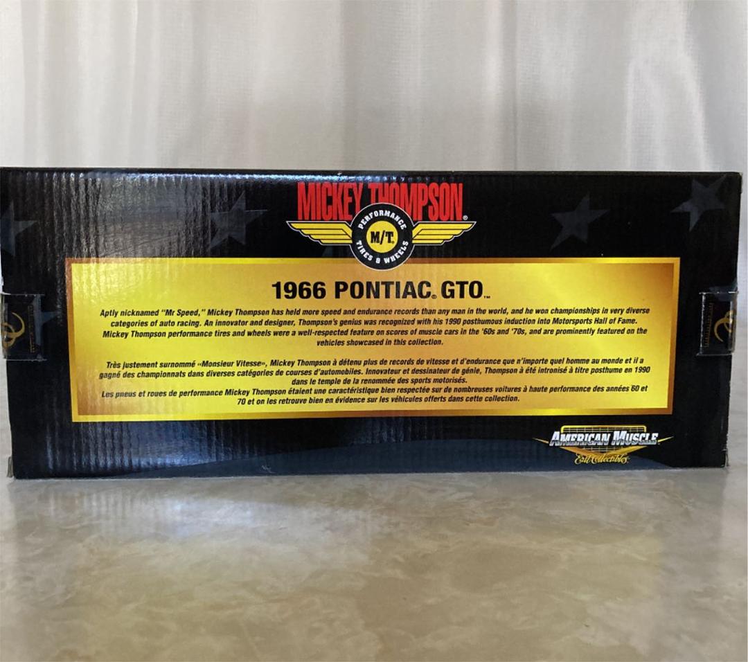 ダイキャスト　1/18 1966 M/T PONTIAC GTO 未開封　レア