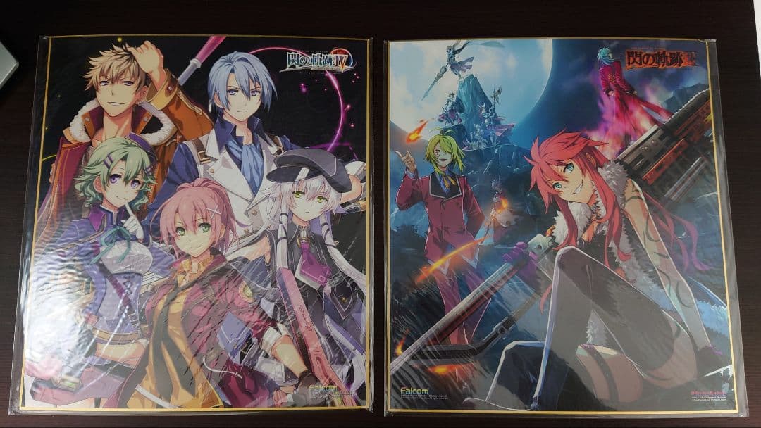 閃の軌跡　創の軌跡　イース8　色紙　クリアファイル　アクリルスタンド　抽選会