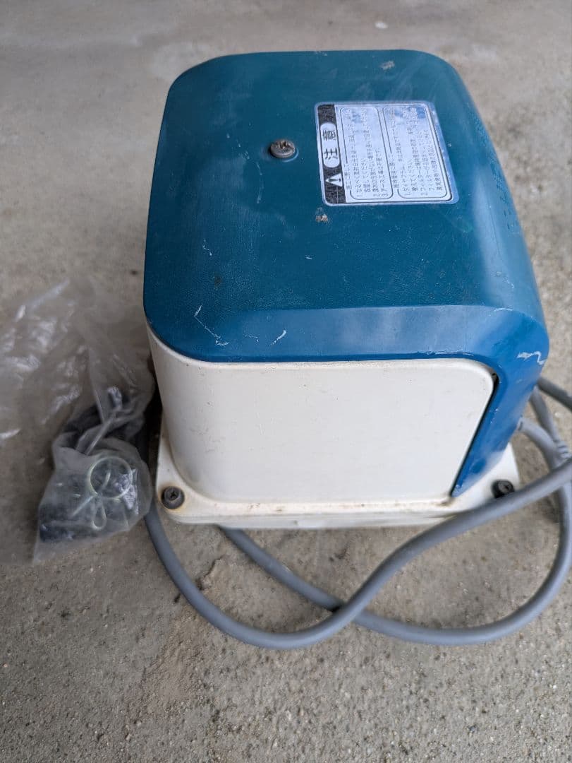 動作浅　⑤新品エアフィルター付き　DUO-80 左ばっ気　ブロワー　エアー