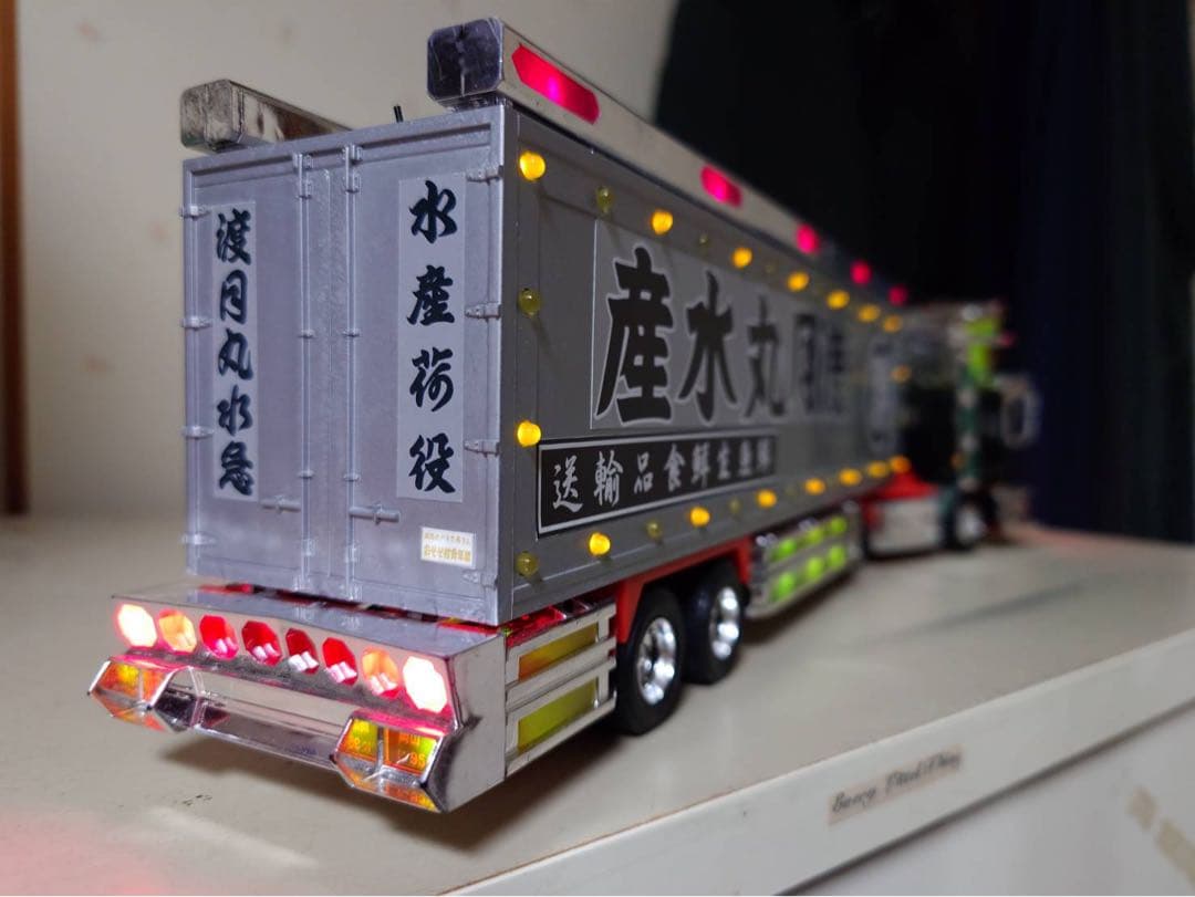 希少！　アオシマ　スカイネット　1/32 デコトラ　鳳凰　渡月丸仕様