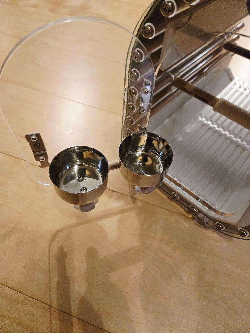 LITTLE BUDDY クリア小型インコ用 ケージ キャリー グリーン