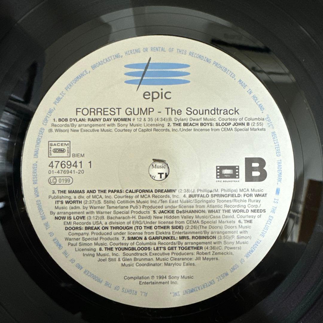 V.A.『Forrest Gump』LP レコード フォレスト・ガンプ 一期一会