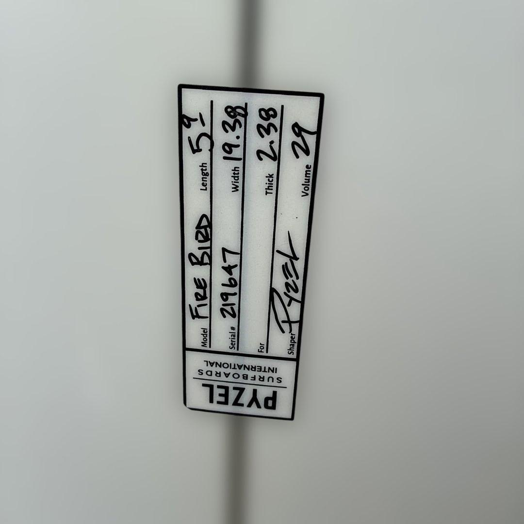 PYZEL パイゼルサーフボード FIREBIRD5.9 29L