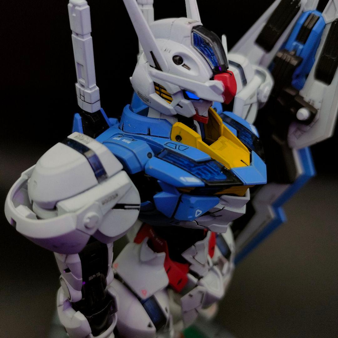 水星の魔女　ガンダムエアリアル　フルメカニクス　スコアシックス　【全塗装完成品】