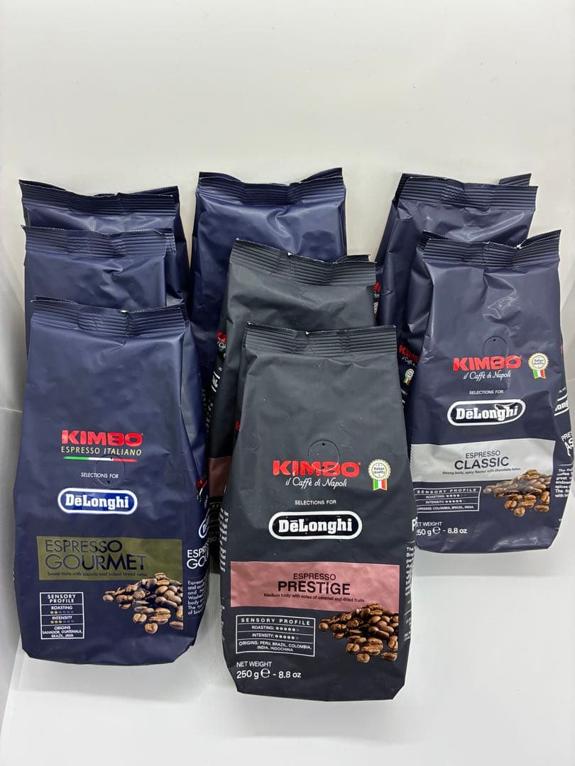 デロンギ エスプレッソ用コーヒー豆 KIMBO 8袋セット